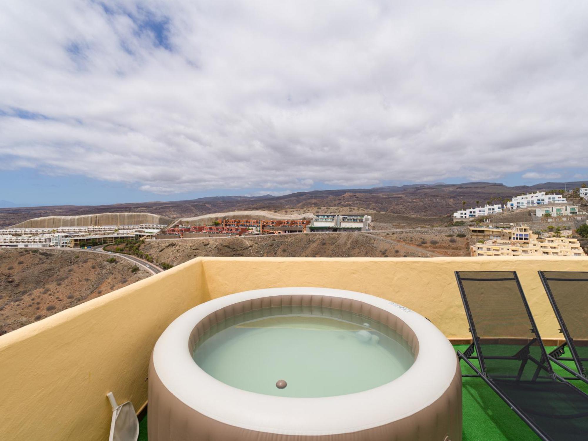 Private Solarium Views - Jacuzzi Appartement Mogán